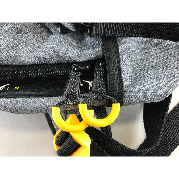 NEW NIKE AIR JORDAN JUMPMAN BACKPACK GRAY 13"LAPTOP STORAGE BLACK SCHOOL BAG - Picture 6 of 14